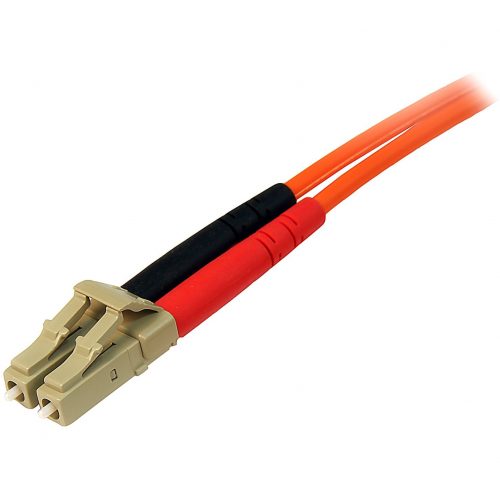 Startech .com 3m Fiber Optic CableMultimode Duplex 50/125LSZHLC/LCOM2LC to LC Fiber Patch CableConnect fiber network devices… 50FIBLCLC3