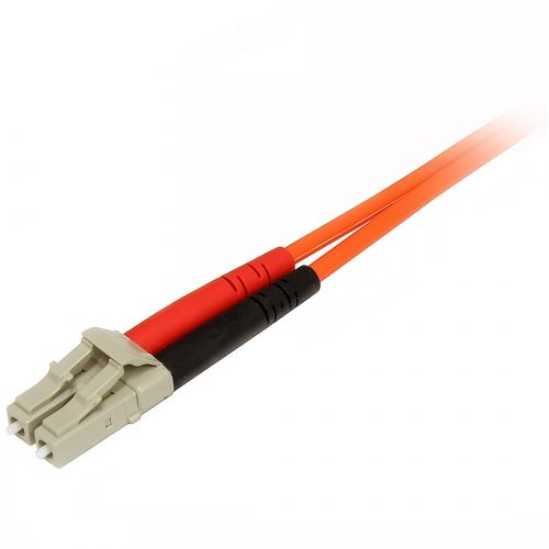 Startech .com 1m Fiber Optic CableMultimode Duplex 50/125LSZHLC/SCOM2LC to SC Fiber Patch CableConnect fiber network devices… 50FIBLCSC1