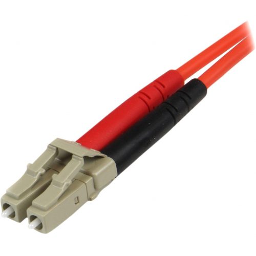 Startech .com 2m Fiber Optic CableMultimode Duplex 50/125LSZHLC/STOM2LC to ST Fiber Patch CableConnect fiber network devices… 50FIBLCST2