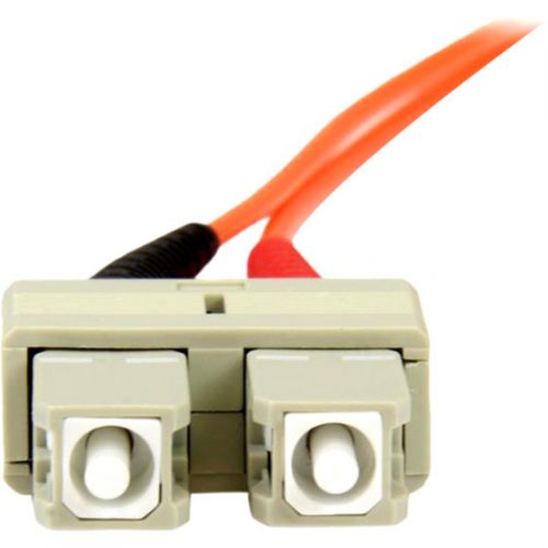 Startech 3m Fiber Optic CableMultimode Duplex 50/125OFNP PlenumSC/SCOM2SC to SC Fiber Patch Cable9.80 ft Fiber Optic Network Cable… 50FIBPSCSC3