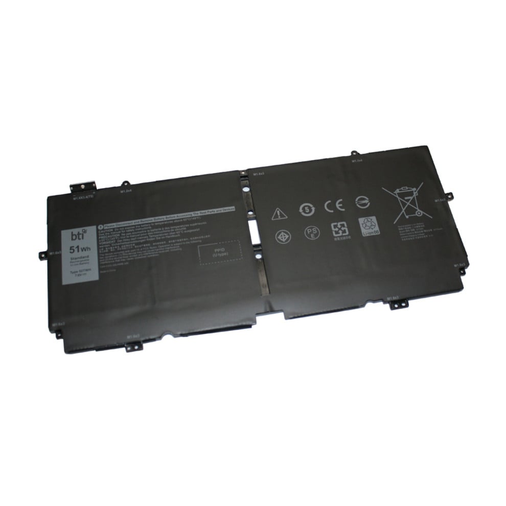 Battery Technology BTI Compatible OEM 52TWH NN6M8 XX3T7 Compatible Model XPS 13 7390 2-IN-1 XPS 7390 2-IN-1 52TWH-BTI
