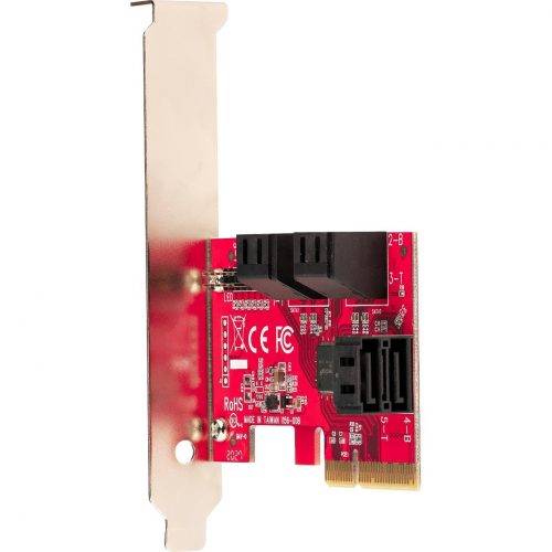 Startech SATA PCIe Card, 6 Port PCIe SATA Expansion Card, 6Gbps SATA Adapter, Stacked SATA Connectors, PCI Express to SATA ConverterSATA I… 6P6G-PCIE-SATA-CARD