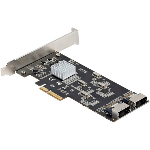 Startech .com 8 Port SATA PCIe Card, PCI Express 6Gbps SATA Expansion Card with 4 Controllers, PCI-e x4 Gen 2 to SATA III Adapter Car… 8P6G-PCIE-SATA-CARD