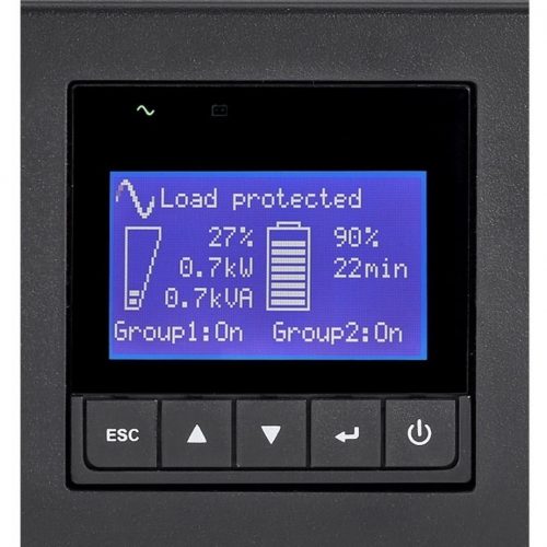 Eaton 9PX Lithium-Ion UPS 2000VA 1800W 120V 9PX On-Line Double-Conversion UPS7 Outlets, Network Card Included, USB, RS-232, 2U Rack/Towe… 9PX2000RTN-L