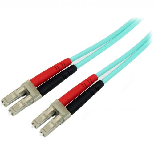 Startech .com 10m Fiber Optic Cable10 Gb AquaMultimode Duplex 50/125LSZHLC/LCOM3LC to LC Fiber Patch CableDeliver fast,… A50FBLCLC10