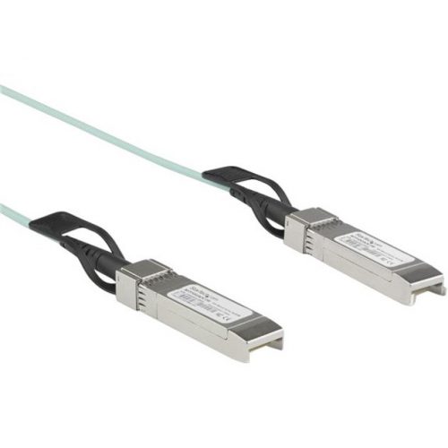 Startech .com Dell EMC AOC-SFP-10G-2M Compatible 2m 10G SFP+ to SFP AOC Cable10GbE SFP+ Active Optical Fiber10Gbps SFP + Cable 6.5′ -… AOCSFP10G2ME