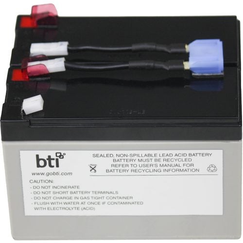 Battery Technology BTI UPS  Pack12 V DCLead AcidSpill Proof APCRBC142-SLA142