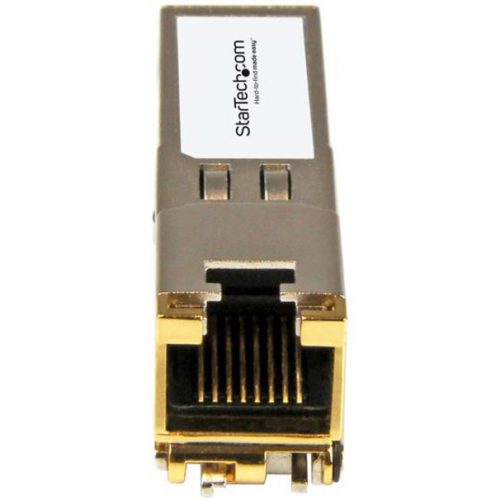 Startech .com Arista Networks SFP-1G-T Compatible SFP Module1000BASE-T1GE Gigabit Ethernet SFP to RJ45 Cat6/Cat5e Transceiver100m… AR-SFP-1G-T-ST