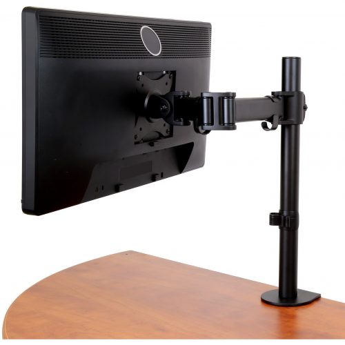 Startech .com Desk Mount Monitor Arm 8kg VESA DisplaysArticulating Single Monitor Pole MountHeight Adjustable ArmClamp/GrommetVESA… ARMPIVOTB