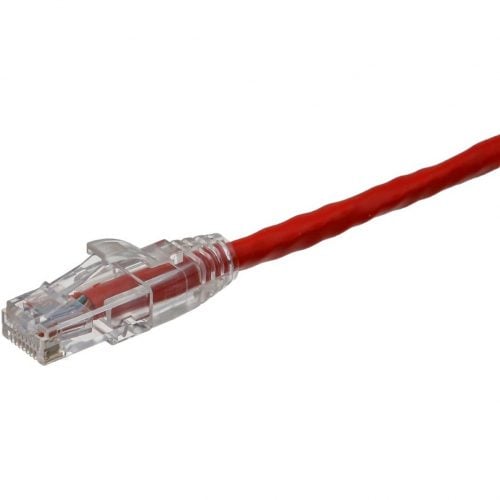 Axiom Memory Solutions 100FT CAT6 UTP 550mhz Patch Cable Clear Snagless Boot (Red)TAA Compliant100 ft Category 6 Network Cable for Network DeviceFirst… AXG99677