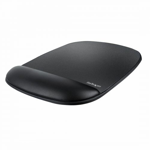 Startech .com Mouse Pad with Hand rest, 6.7×7.1x 0.8in (17x18x2cm), Ergonomic Mouse Pad w/ Wrist Support, Non-Slip PU Base, Gel Mouse Pa… B-ERGO-MOUSE-PAD