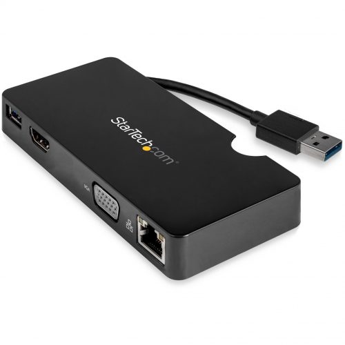 Startech .com USB 3.0 Multiport Adapter + USB-C to USB-A CableMac & WindowsFor USB-A or USB-C laptopsHDMI & VGA1x USB-A PortG… BNDDKT30CAHV
