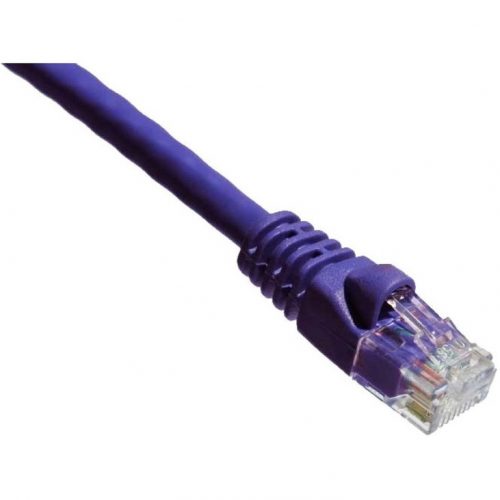 Axiom Memory Solutions 12FT CAT5E 350mhz Patch Cable Molded Boot (Purple)12 ft Category 5e Network Cable for Network DeviceFirst End: 1 x RJ-45 Networ… C5EMB-P12-AX