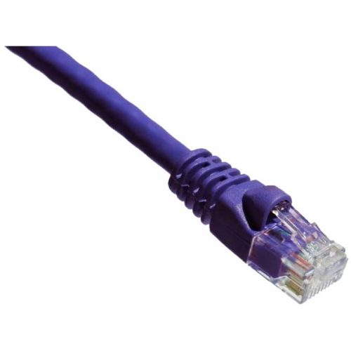 Axiom Memory Solutions 9FT CAT5E 350mhz Patch Cable Molded Boot (Purple)9 ft Category 5e Network Cable for Network DeviceFirst End: 1 x RJ-45 Network -… C5EMB-P9-AX
