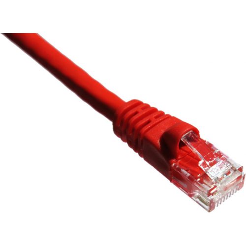 Axiom Memory Solutions 1FT CAT5E 350mhz Patch Cable Molded Boot (Red)Category 5e for Network DevicePatch Cable1 ft1 x1 xGold-plated Contact… C5EMB-R1-AX
