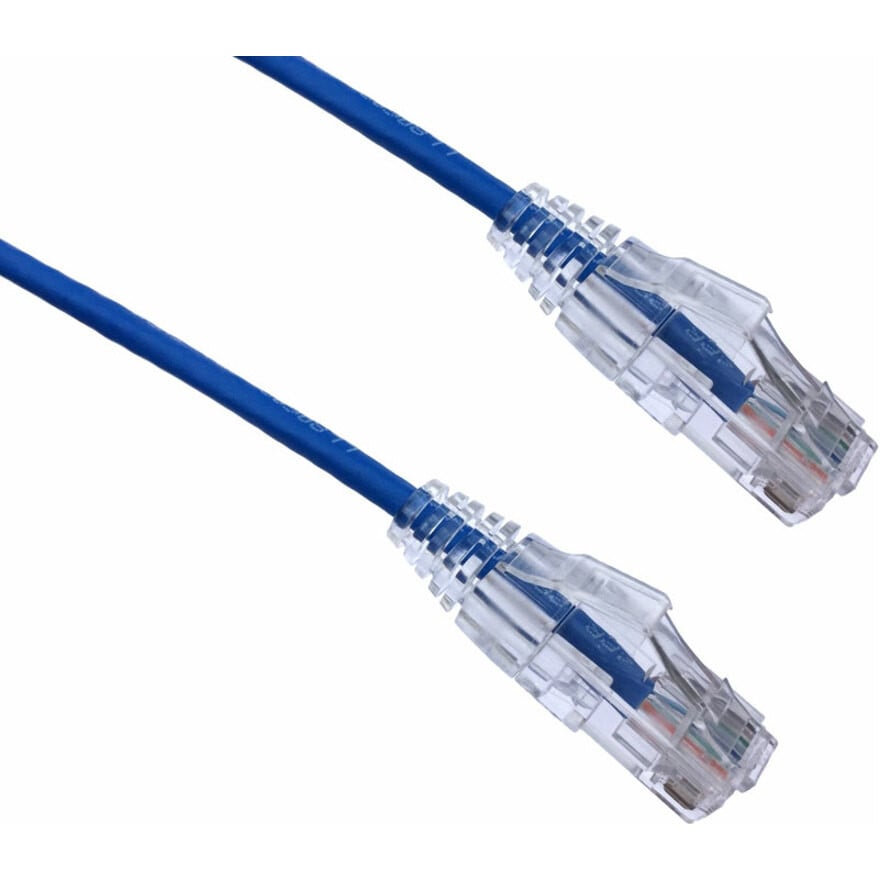 Axiom Memory Solutions 1FT CAT6A BENDnFLEX Ultra-Thin Snagless Patch Cable 650mhz (Blue)1 ft Category 6a Network Cable for Network DeviceFirst End: 1… C6ABFSB-B1-AX