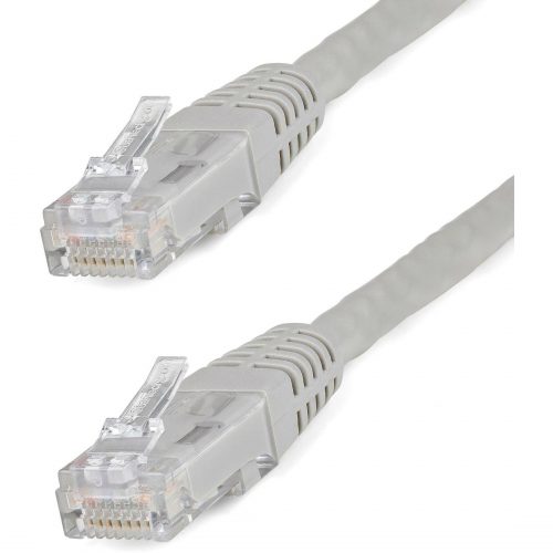 Startech .com 20ft CAT6 Ethernet CableGray Molded Gigabit100W PoE UTP 650MHzCategory 6 Patch Cord UL Certified Wiring/TIA20ft Gra… C6PATCH20GR