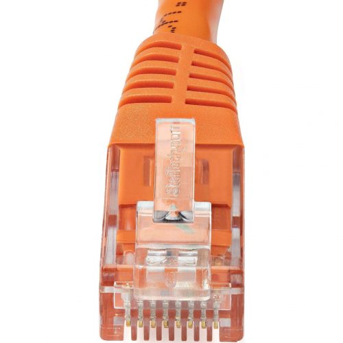 Startech .com 20ft CAT6 Ethernet CableOrange Molded Gigabit100W PoE UTP 650MHzCategory 6 Patch Cord UL Certified Wiring/TIA20ft O… C6PATCH20OR