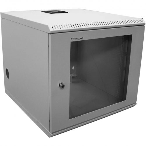 Startech .com .com 10U 19″ Wallmounted Server Rack CabinetStore your servers, network and telecommunications equipment securely in… CAB1019WALL