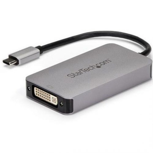 Startech .com USB-C to DVI AdapterDual-Link ConnectivityDigital OnlyActive ConversionUSB Type-C Dual-Link Video Converter2560x16… CDP2DVIDP