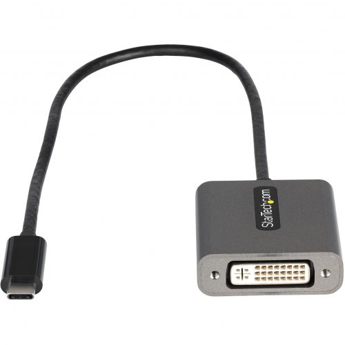 Startech .com USB C to DVI Adapter, 1920x1200p, USB Type-C to DVI-D Adapter Dongle, USB-C to DVI Display/Monitor Video Converter, 12″ CableU… CDP2DVIEC