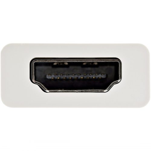 Startech .com USB-C to HDMI AdapterWhite4K 60HzThunderbolt 3 CompatibleUSB-C AdapterUSB Type C to HDMI Dongle ConverterConn… CDP2HD4K60W