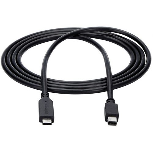 Startech .com 6 ft. / 1.8 m USB-C to Mini DisplayPort Cable4K 60HzBlackUSB 3.1 Type-C to Mini DP Adapter CablemDP CableUSB-C t… CDP2MDPMM6B