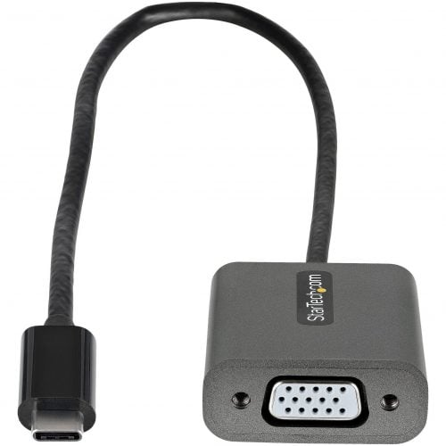 Startech .com USB C to VGA Adapter, 1080p USB Type-C to VGA Adapter Dongle, USB-C to VGA Monitor/Display Video Converter, 12″ Long CableUSB-… CDP2VGAEC