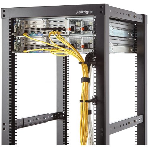 Startech .com 1U Vertical Server Rack Cable Management D-Ring Hook2.2×3.9in (5.7x10cm)Add a cable management hook to your server rack or c… CMHOOK1U