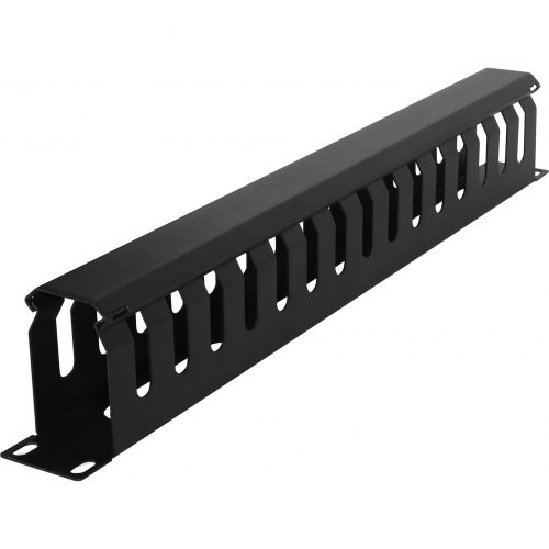 Cyber Power CRA30002 Cable manager Rack Accessories19″ 1U metal duct cable manager with cover,  warranty CRA30002