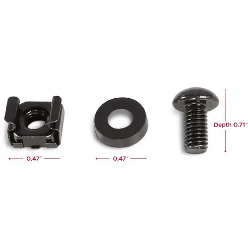 Cyber Power CRA60001 (50) Pack M6 Cage Nut and Screw KitBlackHardware & Accessories CRA60001