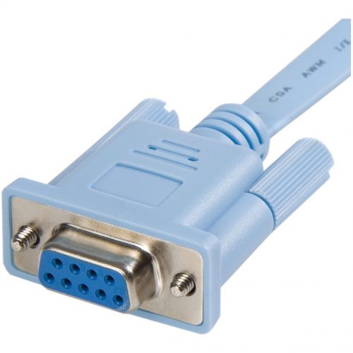 Startech .com .com Cisco console router cableRJ45 (m)DB9 (f)6 ftConnecting your computer’s serial port to the RJ45 consol… DB9CONCABL6