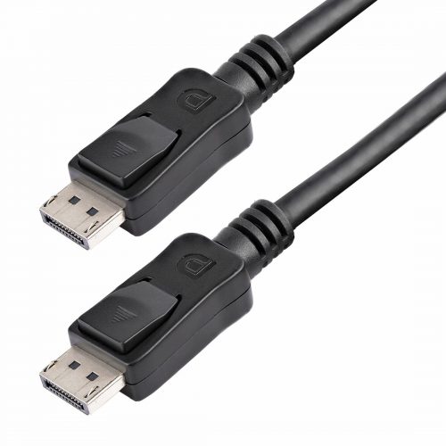 Startech .com 10 ft Certified DisplayPort 1.2 Cable with Latches M/MDisplayPort 4kCreate high-resolution 4k x 2k connections with HBR2… DISPLPORT10L