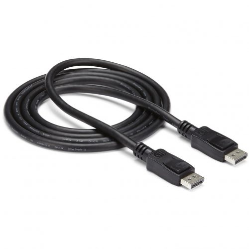 Startech .com 15ft (5m) DisplayPort 1.2 Cable, 4K x 2K UHD VESA Certified DisplayPort Cable, DP Cable/Cord for Monitor, w/ Latches15ft/4…. DISPLPORT15L