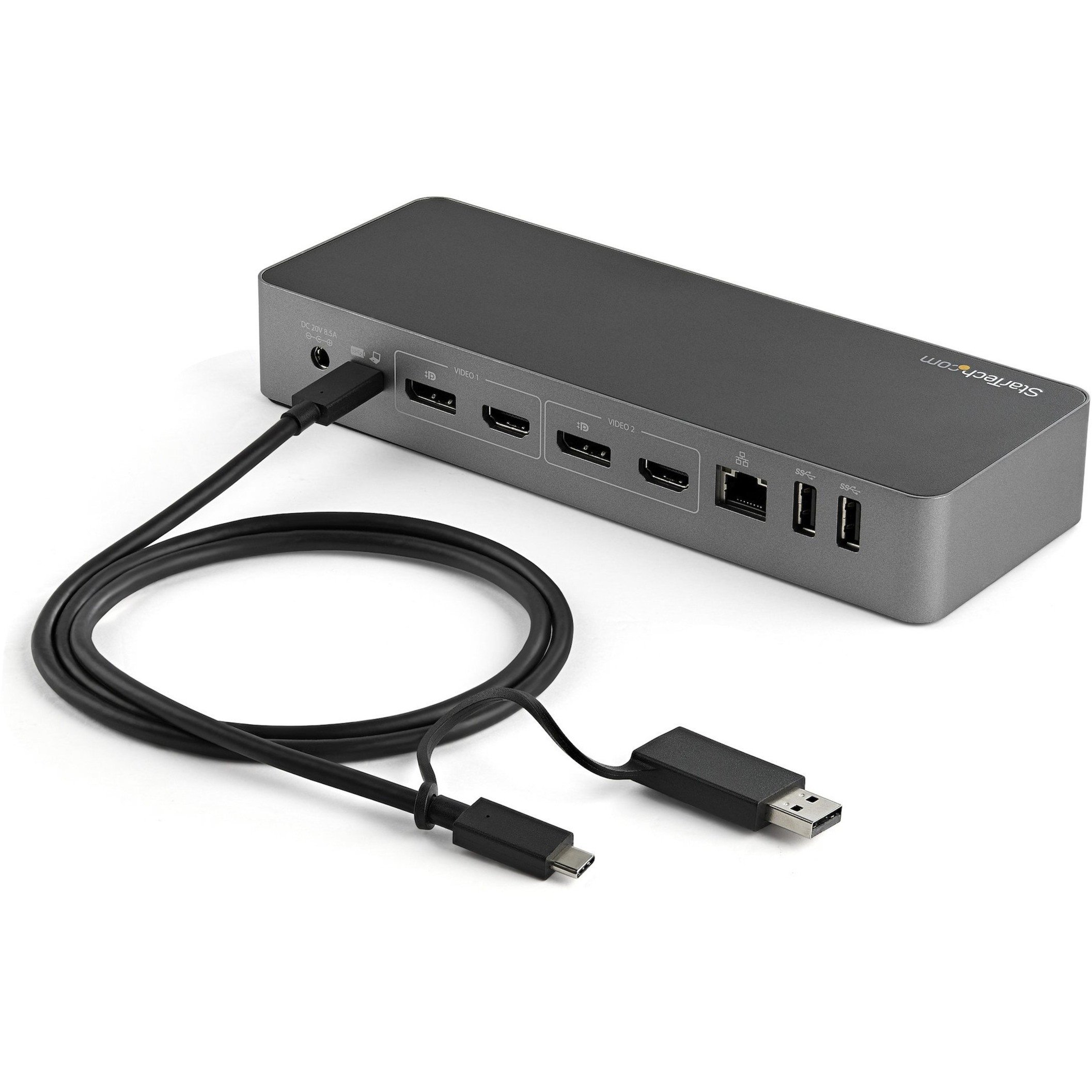 Hybrid USB-C USB-A Dock - Triple 4K 60Hz - USB-C Docking Stations, Universal Laptop Docking Stations