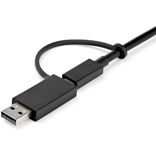 Startech Star Tech.com USB-C & USB-A DockHybrid Universal Laptop Docking Station with Dual Monitor Display 4K 60Hz HDMI & DisplayPort60W PDUn… DK30C2DPPD
