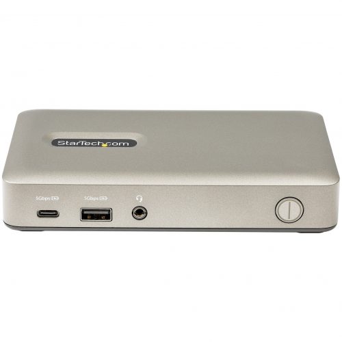 Startech .com USB C Dock, USB-C to DisplayPort 4K 30Hz or VGA, 65W PD3.0, 4-Port USB 3.1 Gen 1 Hub, GbE, Universal USB C Docking StationUSB… DKM30CHDPD