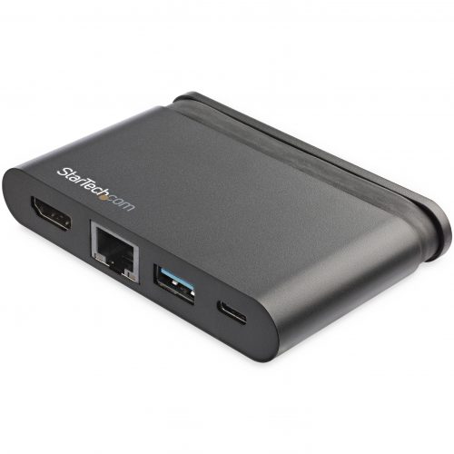 Startech .com USB C Multiport AdapterUSB-C Travel Dock to 4K HDMI, 100W PD 3.0 Pass-Through, USB-A USB-C, GbEPortable USB Type-C Dock -… DKT30CHCPD
