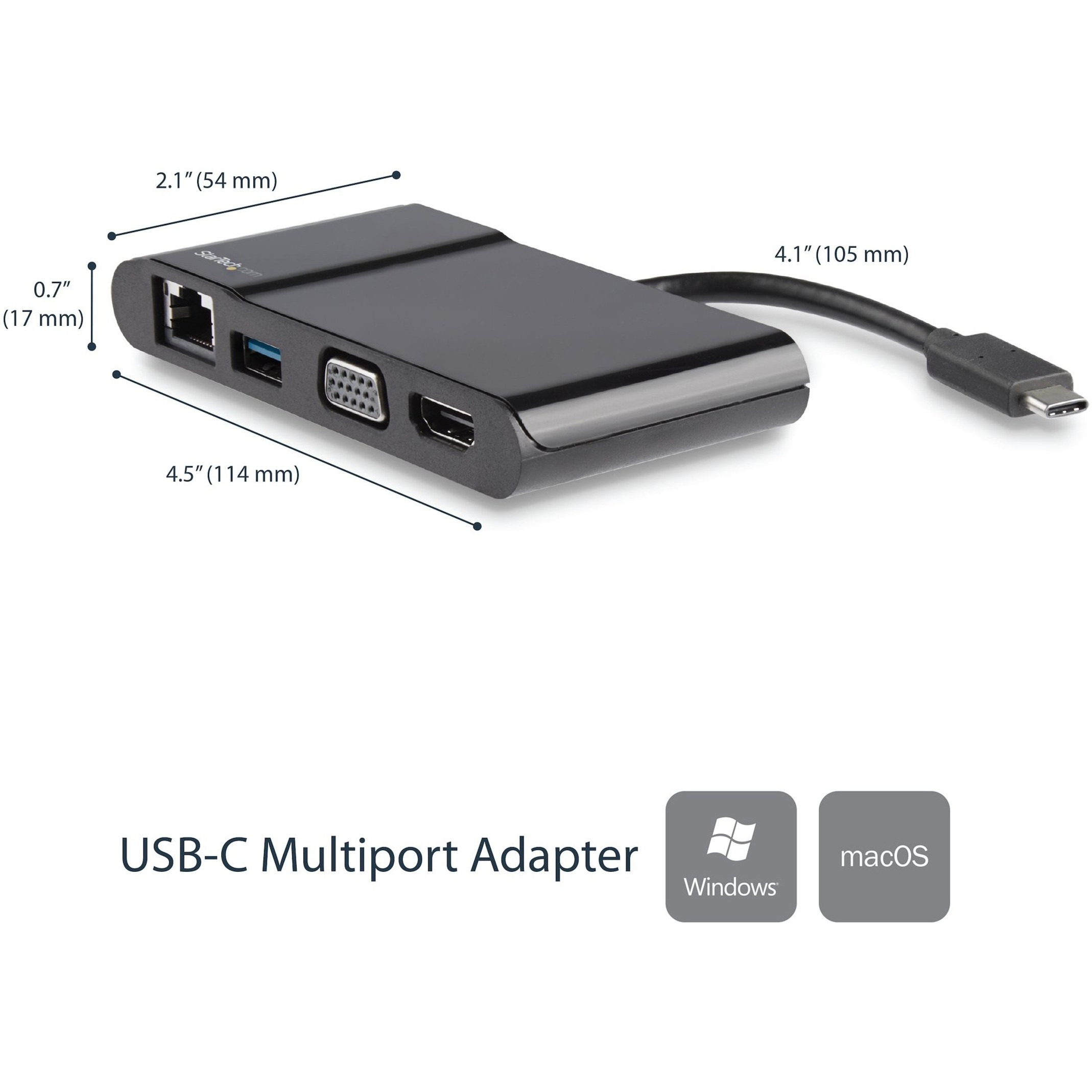 Adaptateur Multiport VGA USB-C