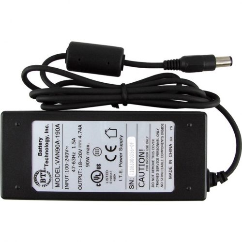 Battery Technology BTI AC Adapter for NotebooksCompatible OEM 330-1825 6C3W2 JC53V JCF3V 332-1828 DL-PSPA10