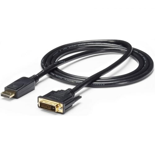 Startech .com 6ft (1.8m) DisplayPort to DVI Cable, 1080p Video, DisplayPort to DVI-D Adapter/Converter Cable, DP 1.2 to DVI Monitor Cable6f… DP2DVI2MM6