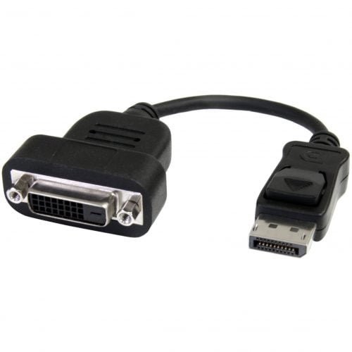 Startech .com DisplayPort to DVI Adapter, Active DisplayPort to DVI-D Adapter Converter 1080p, DP 1.2 to DVI Adapter, Latching DP ConnectorAct… DP2DVIS