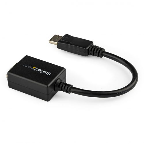 Startech .com DisplayPort to VGA Video Adapter ConverterConnect a VGA monitor to a DisplayPort-equipped PCWorks with DisplayPort computers… DP2VGA2