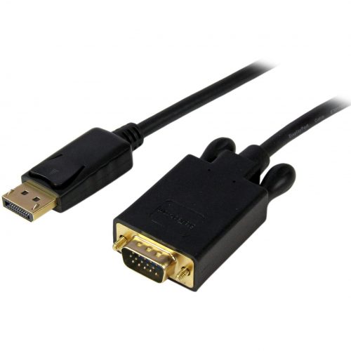 Startech .com 15ft (4.6m) DisplayPort to VGA Cable, Active DisplayPort to VGA Adapter Cable, 1080p Video, DP to VGA Monitor Converter Cable -… DP2VGAMM15B