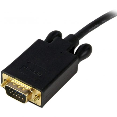 Startech .com 6ft (1.8m) DisplayPort to VGA Cable, Active DisplayPort to VGA Adapter Cable, 1080p Video, DP to VGA Monitor Converter Cable6… DP2VGAMM6B