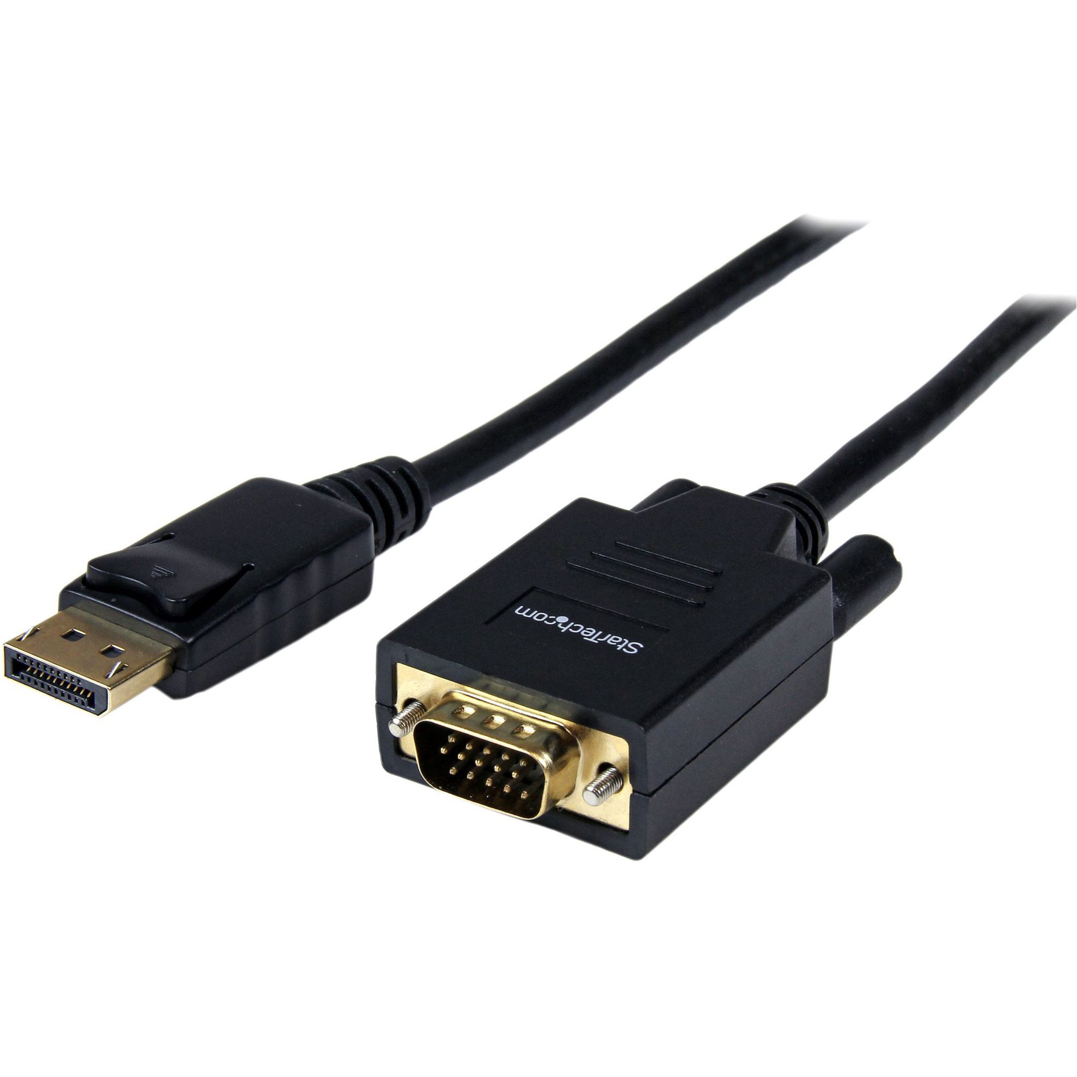 Startech .com 6ft (1.8m) DisplayPort to VGA Cable, Active DisplayPort to VGA Adapter Cable, 1080p Video, DP to VGA Monitor Converter Cable6f… DP2VGAMM6