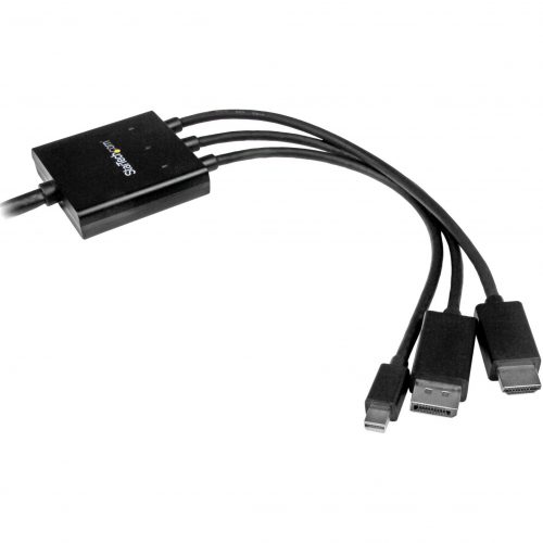 Startech .com 2m 6 ft HDMI, DisplayPort or Mini DisplayPort to HDMI Converter CableHDMI, DP or Mini DP to HDMI AdapterConnect your HDMI,… DPMDPHD2HD