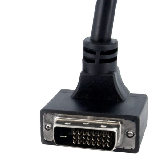 Startech .com 6 ft 90 Degree Down Angled DVI-D Monitor CableM/MProvides a high speed, crystal clear connection between your DVI devices,… DVIDDMMBA6