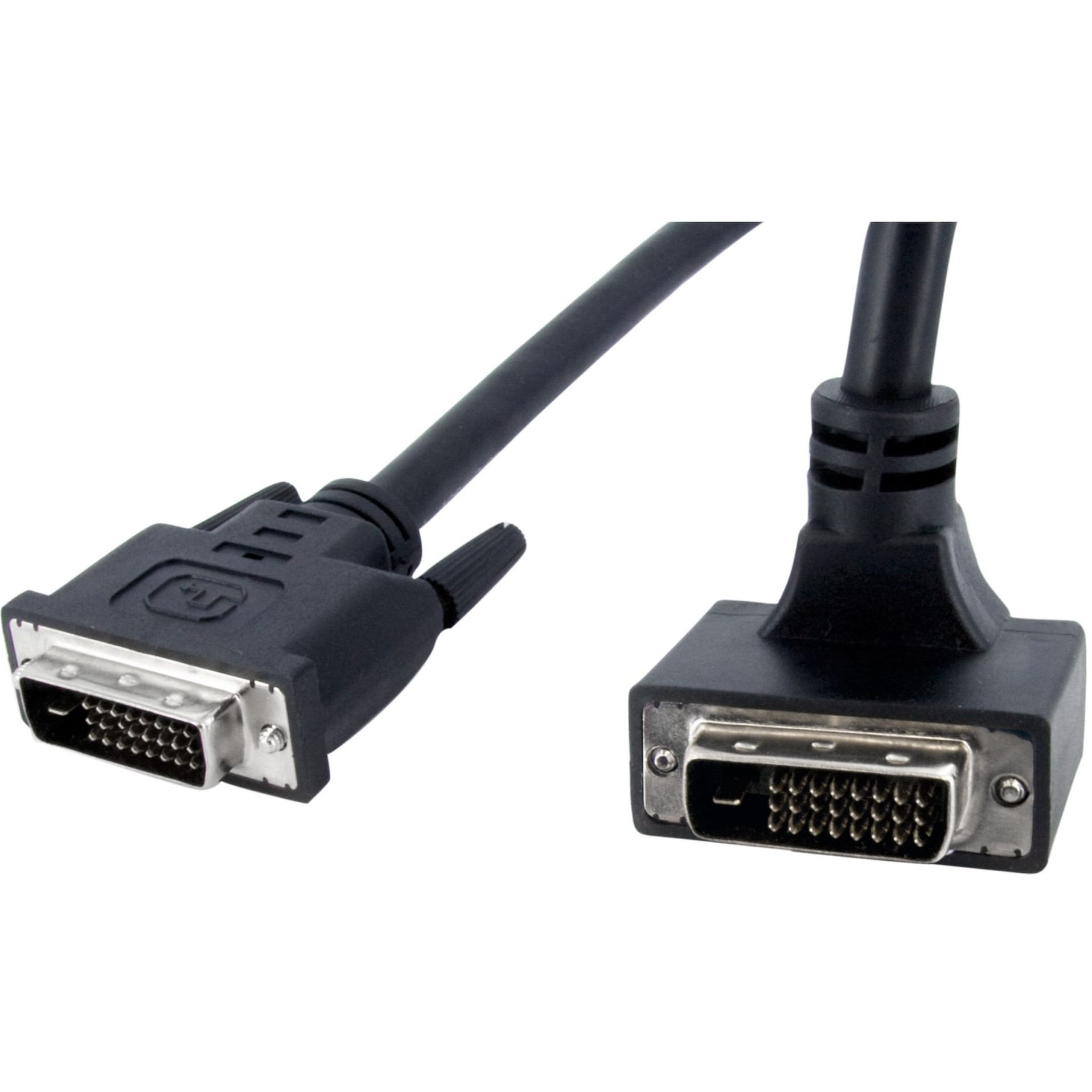 Startech .com 6 ft 90 Degree Down Angled DVI-D Monitor CableM/MProvides a high speed, crystal clear connection between your DVI devices,… DVIDDMMBA6