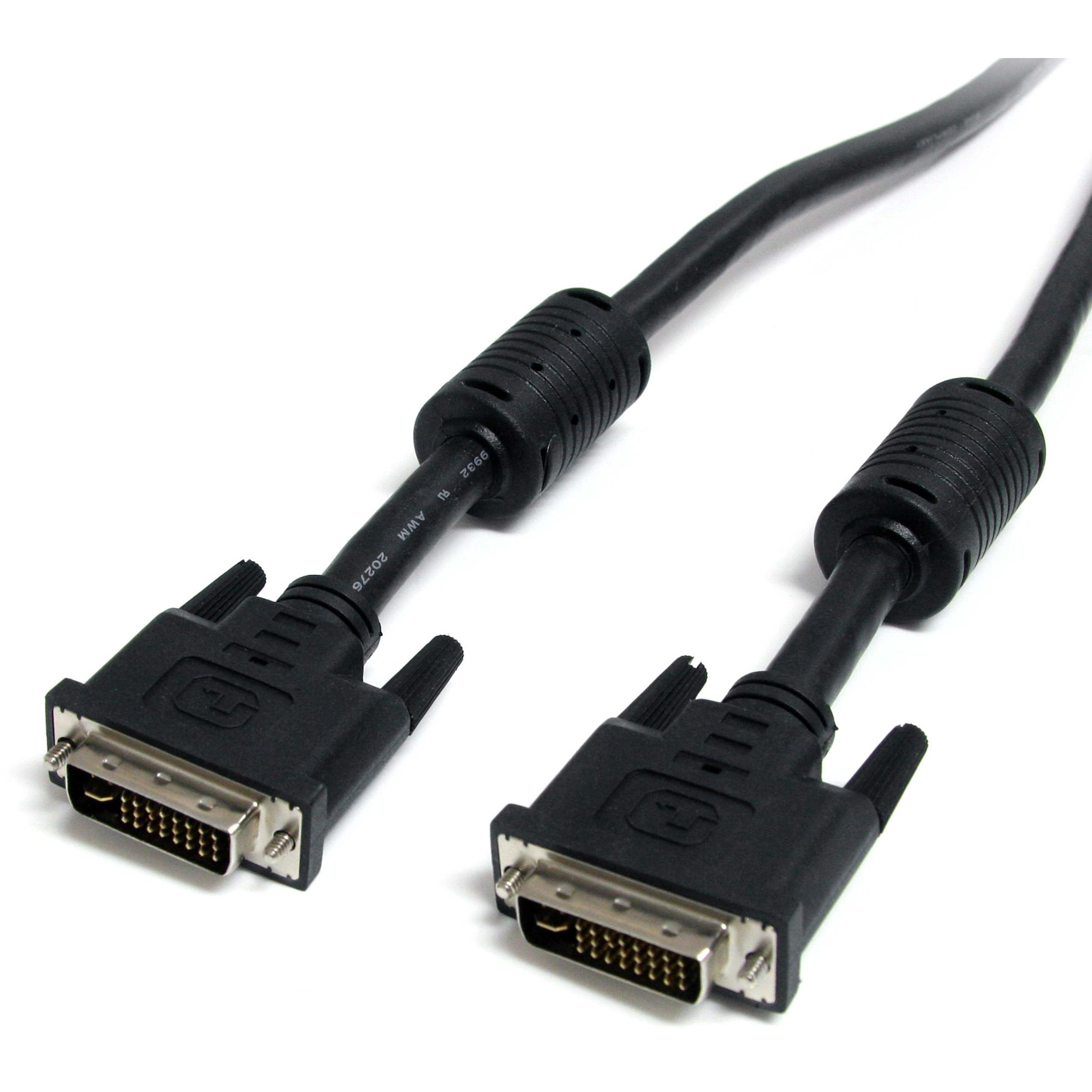 Startech .com 6 ft DVI-I Dual Link Digital Analog Monitor Cable M/MProvides a high speed, crystal clear connection between your DVI devices -… DVIIDMM6